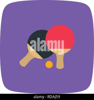 Ping Pong Sign Icon Vector Illustration For Personal And Commercial Use... Clean Look Trendy Icon... Stock Vector