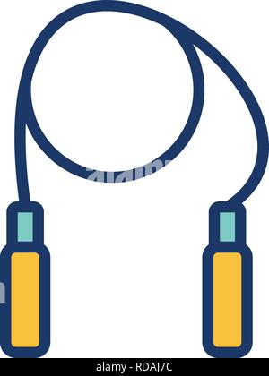 Jumping Rope Sign Icon Vector Illustration For Personal And Commercial Use... Clean Look Trendy Icon... Stock Vector