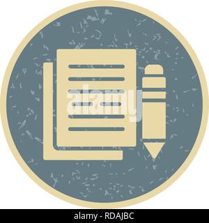 Documentation Vector Icon Sign Icon Vector Illustration For Personal And Commercial Use... Clean Look Trendy Icon... Stock Vector