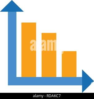 Bar Chart Vector Icon Sign Icon Vector Illustration For Personal And Commercial Use... Clean Look Trendy Icon... Stock Vector