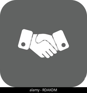 Handshake Vector Icon Sign Icon Vector Illustration For Personal And Commercial Use... Clean Look Trendy Icon... Stock Vector