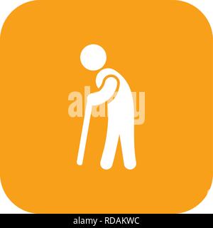 Retirement Vector Icon Sign Icon Vector Illustration For Personal And Commercial Use... Clean Look Trendy Icon... Stock Vector