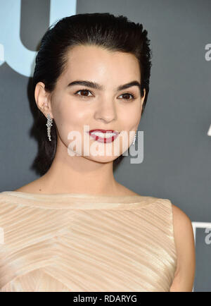 Brianna Hildebrand attends the 24th annual Critics' Choice Awards at