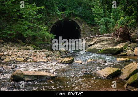 Vidaduct park located in Cleveland outside of Bedford, Ohio. Stock Photo