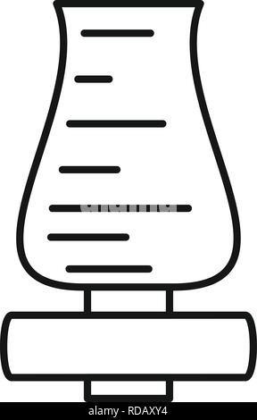 Jug potter wheel icon. Outline jug potter wheel vector icon for web design isolated on white background Stock Vector