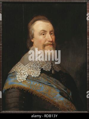 Portrait of Count Axel Oxenstierna (1583-1654). Museum: Nationalmuseum Stockholm. Author: Mierevelt, Michiel Jansz. van, Workshop of. Stock Photo