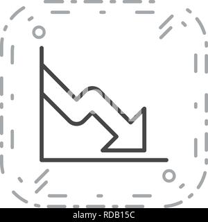 Business Fall Vector Icon Sign Icon Vector Illustration For Personal And Commercial Use... Clean Look Trendy Icon... Stock Vector