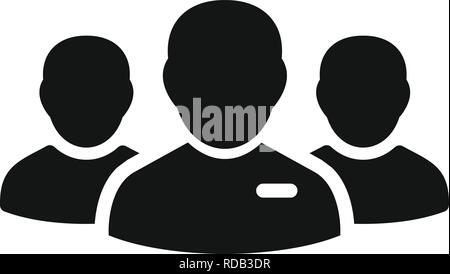Leader of Group Vector Icon Sign Icon Vector Illustration For Personal And Commercial Use... Clean Look Trendy Icon... Stock Vector