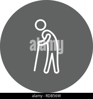 Retirement Vector Icon Sign Icon Vector Illustration For Personal And Commercial Use... Clean Look Trendy Icon... Stock Vector