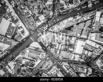 Bangkok Thailand - March 7 2018: Aerial Shot Of The Emporium And