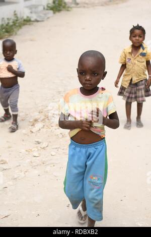 Local children from Ibo Island, Mozambique Stock Photo