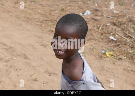 Local children from Ibo Island, Mozambique Stock Photo