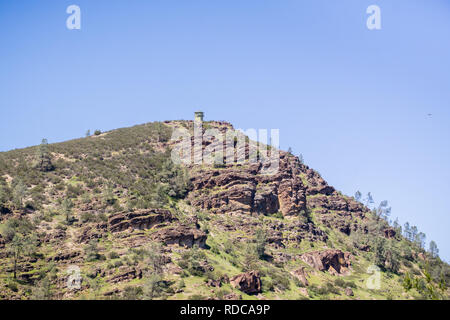 View towards North Chalone Peak, Pinnacles National Park, California Stock Photo