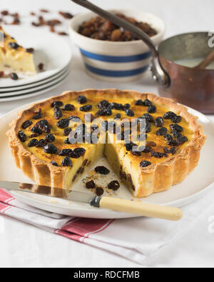 Kentish pudding pie. Food UK Stock Photo
