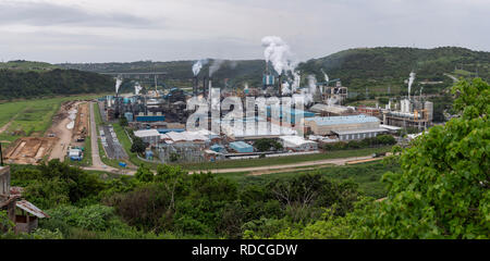 A general view of Sappi's Saicor Mill in Umkomaas where dissolving wood pulp is produced, 8 January 2019. © Rogan Ward 2019 Stock Photo