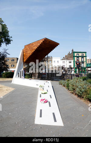 Bethnal Green Memorial titled Stairway To Heaven, Bethnal Green, London, UK Stock Photo