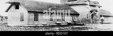 . Principles and practice of poultry culture . Poultry. Fit.;. -Jjo. Fattening and killing house al Macdonald f'ollcgc. f I'liotogiajjli from tht; crillcgc). Please note that these images are extracted from scanned page images that may have been digitally enhanced for readability - coloration and appearance of these illustrations may not perfectly resemble the original work.. Robinson, John H. (John Henry), 1863-1935. Boston ; New York : Ginn and Company Stock Photo