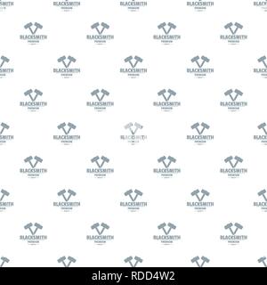 Premium blacksmith pattern vector seamless Stock Vector