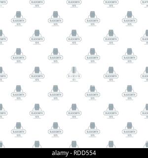 Blacksmith pattern vector seamless Stock Vector