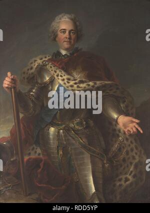 Portrait of the Maréchal de Saxe, Antoine Demarcenay de Ghuy, 1766 ...