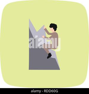 Climbing Sign Icon Vector Illustration For Personal And Commercial Use... Clean Look Trendy Icon... Stock Vector