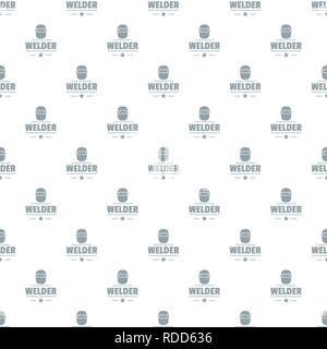 Welder mask pattern vector seamless Stock Vector