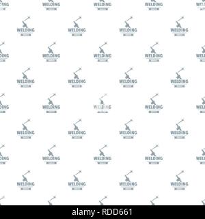 Welding workshop pattern vector seamless Stock Vector