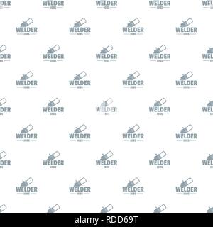 Welder pattern vector seamless Stock Vector