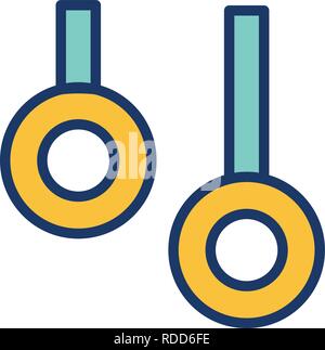 Rings Sign Icon Vector Illustration For Personal And Commercial Use... Clean Look Trendy Icon... Stock Vector