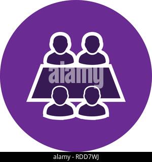 Working Team Vector Icon Sign Icon Vector Illustration For Personal And Commercial Use... Clean Look Trendy Icon... Stock Vector