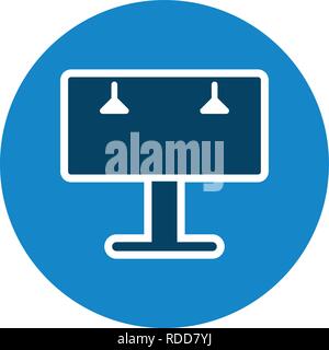 Billboard Vector Icon Sign Icon Vector Illustration For Personal And Commercial Use... Clean Look Trendy Icon... Stock Vector
