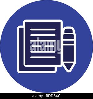 Documentation Vector Icon Sign Icon Vector Illustration For Personal And Commercial Use... Clean Look Trendy Icon... Stock Vector
