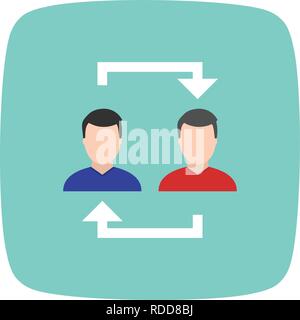 Exchange Vector Icon Sign Icon Vector Illustration For Personal And Commercial Use... Clean Look Trendy Icon... Stock Vector