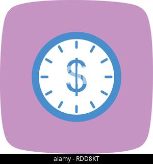 Time Is Money Vector Icon Sign Icon Vector Illustration For Personal And Commercial Use... Clean Look Trendy Icon... Stock Vector