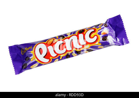 Cadbury Picnic Bar Stock Photo
