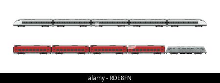 Trains Stock Vector