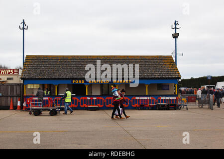 Ford Airfield Market and Car boot, Ford, West Sussex, Arun District,  England Stock Photo
