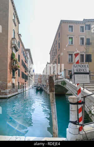 Gondola service Stock Photo