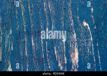 Blue wood fence deteriorated by time texture background Stock Photo