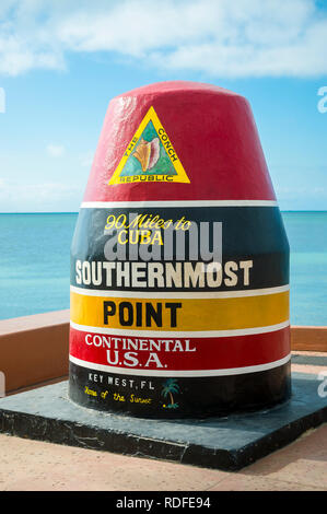 Magnete Key West Florida Buoy In MDF 5,7x8,9 Cm: Doppio Strato Da Collezione