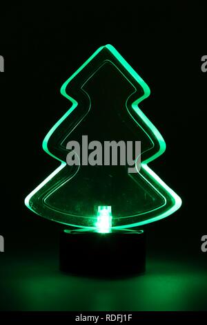 Lighted Christmas decoration, LED lighting Stock Photo