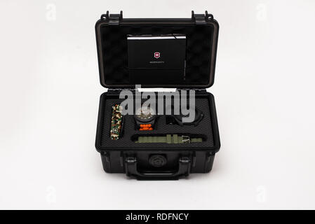 victorinox swiss army watch Stock Photo