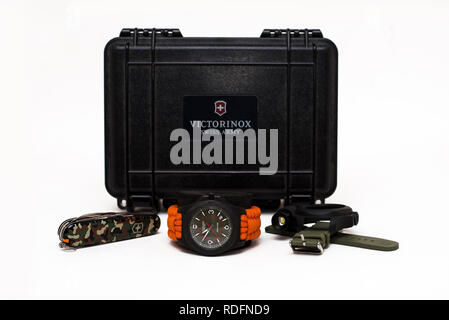 victorinox swiss army watch Stock Photo