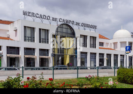 Campo de Ourique Market in Lisbon, Portugal Stock Photo