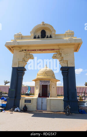 Kumari Amman Temple, Kanyakumari (Cape Comorin), Tamil Nadu, India Stock Photo