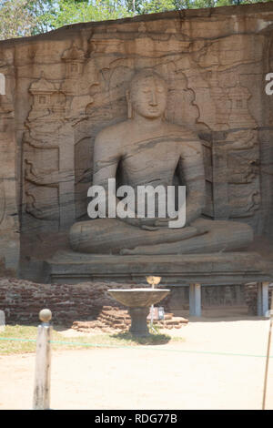 Buddhism Sri Lanka, Dambulla ,Polonaruwa Stock Photo