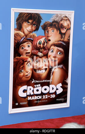 NEW YORK, NY - MARCH 10:  Atmosphere at 'The Croods' premiere at AMC Loews Lincoln Square 13 theater on March 10, 2013 in New York City.  (Photo by Steve Mack/S.D. Mack Pictures) Stock Photo