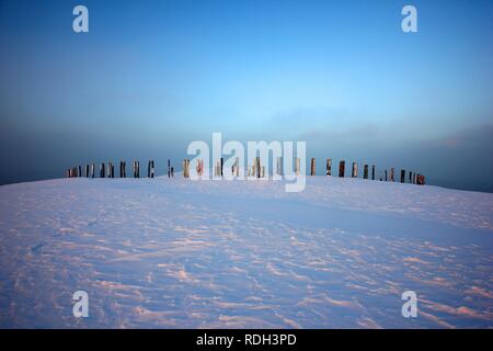 totems installation alamy similar sleepers painter ibarrola landmark sculptor basque railway created