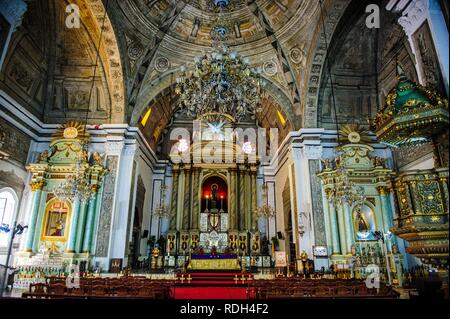 Interior of the San Augustin church, Intramuros, Manila, Luzon, Philippines Stock Photo