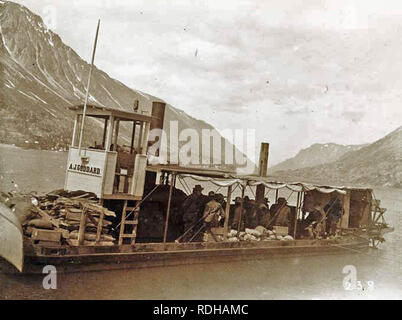 Lake Bennett during Klondike Gold Rush, Canada Stock Photo - Alamy